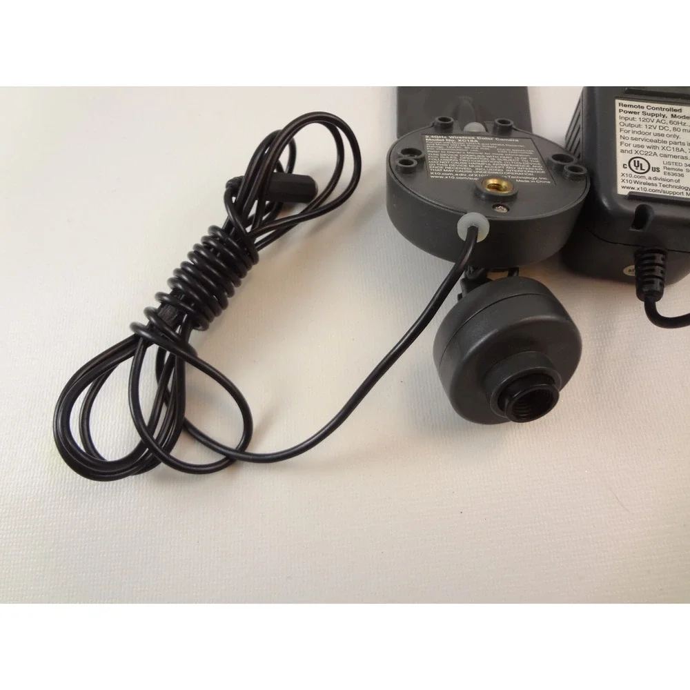 XC18A Wireless Color Camera 2.4GHz, XM13A Power Supply - Tested & Working